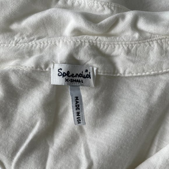 Splendid White Long-Sleeve Shirt - Picture 3 of 4